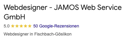 50 Google-Rezensionen